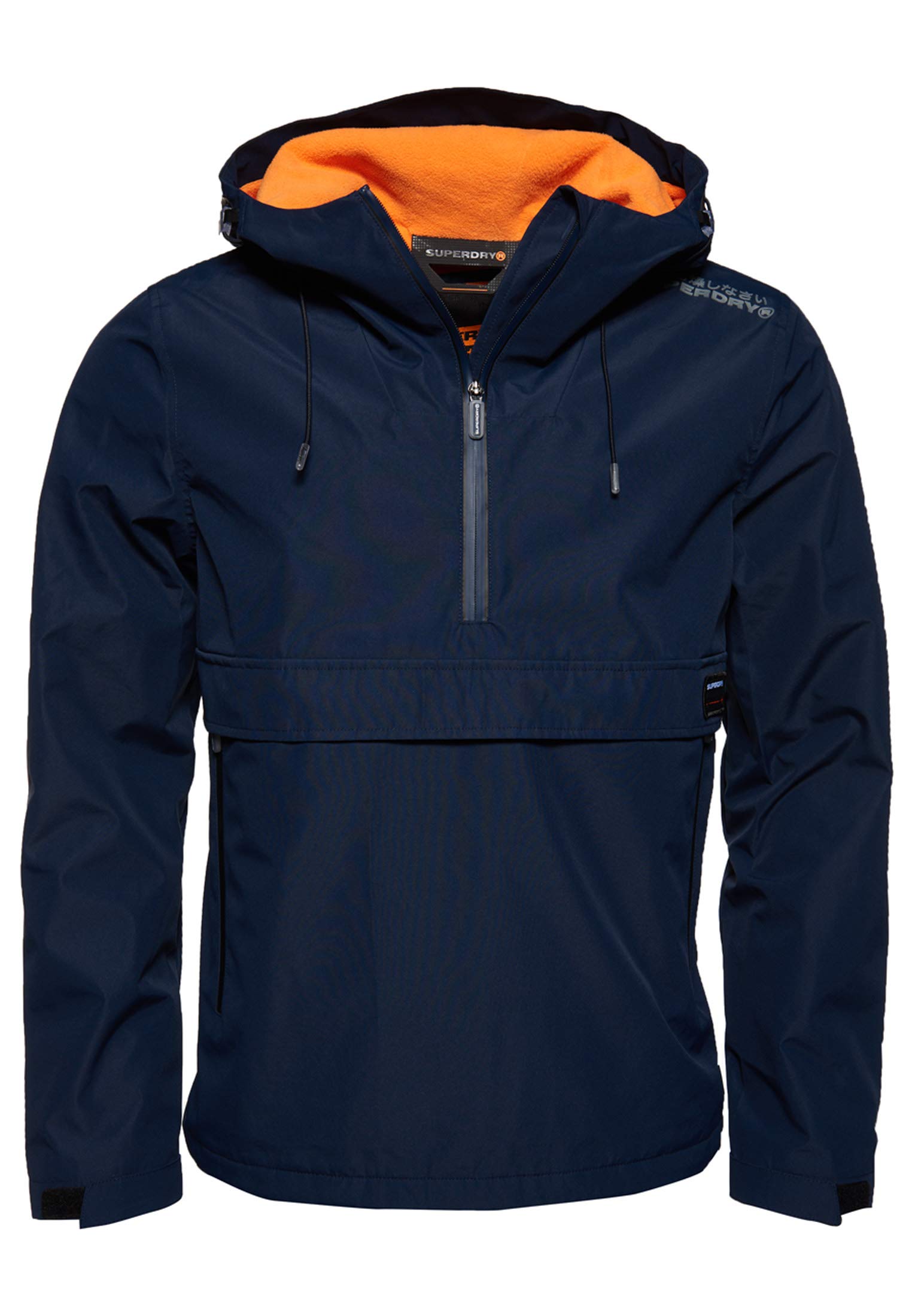 Superdry Men's Elite SD Windcheater Jacket - Lightweight Waterproof Hooded Jacket for Outdoor Running, Hiking & Travel