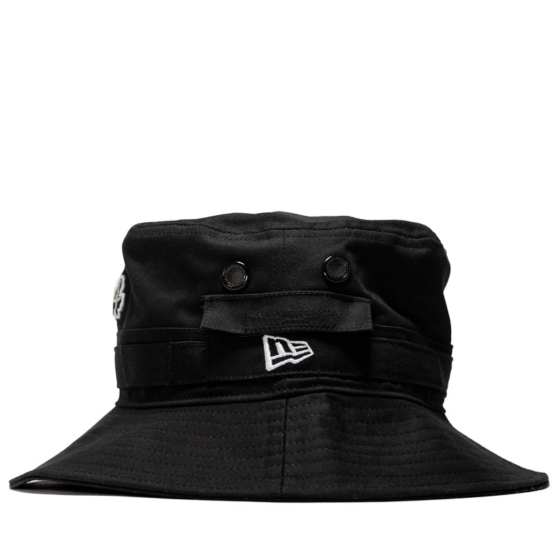 New Era Alpine x San Antonio Spurs Austin Adventure Bucket Hat - Black | NBA Team Logo Outdoor Sun Hat for Hiking, Fishing & Summer Activities