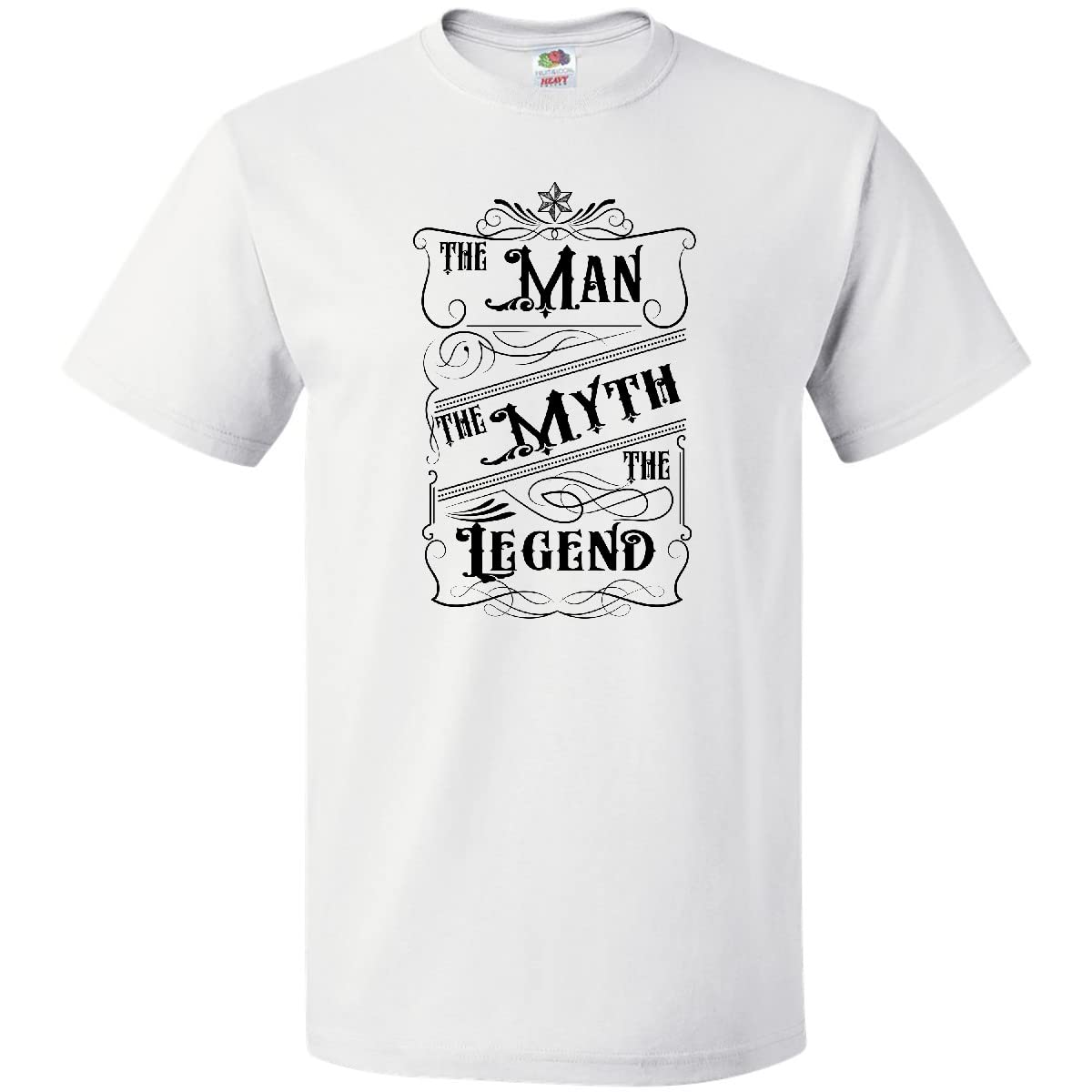 Inktastic The Man The Myth The Legend T-Shirt - Premium Cotton Graphic Tee for Men - Perfect for Casual Wear, Gifts & Everyday Outfits