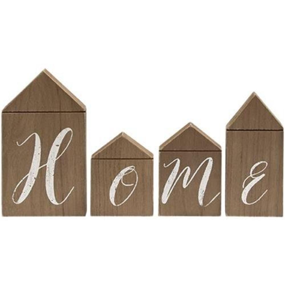 4-Piece Wooden Building Blocks Set for Kids - Creative Construction Toy for Home, Preschool & STEM Learning Activities