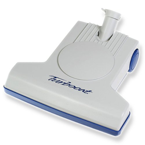 TurboCat Air-Driven Central Vacuum Power Brush - Gray/Indigo | High-Performance Pet Hair & Deep Cleaning Tool for Carpets & Upholstery | Perfect for Home & Commercial Use