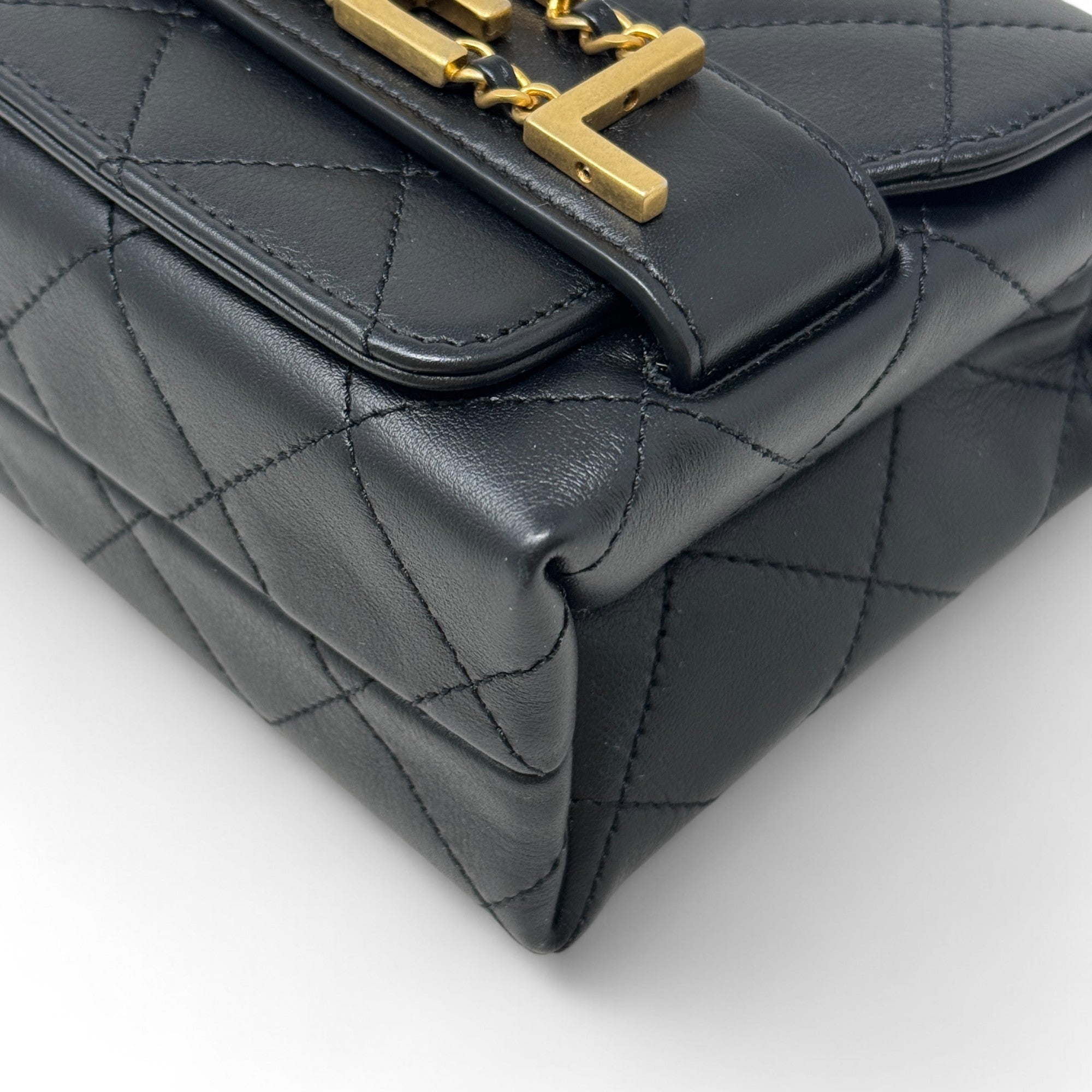 Chanel Black Small Enchained Bag - Luxury Crossbody Bag for Women | Perfect for Evening Parties, Date Nights & Special Occasions
