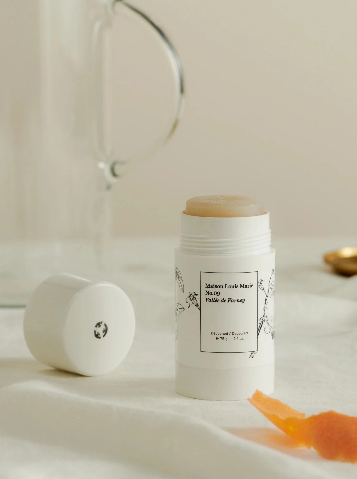 Maison Louis Marie No. 09 Natural Deodorant for Women & Men - Long Lasting Aluminum Free Deodorant Stick - Fresh Scent for All-Day Protection - Perfect for Workouts, Travel & Daily Use