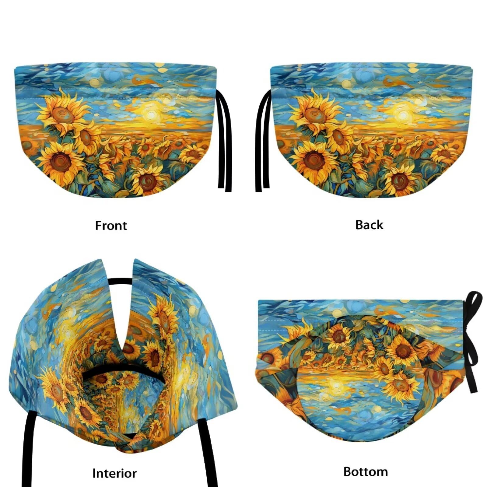 Sunflower Print Teapot Cover - Insulated Tea Cozy for Teapots & Kettles, Heat-Resistant Breakfast Tea Warmer - Perfect for Kitchen, Coffee Table & Home Decor Accessories | Ideal for Afternoon Tea, Brunch & Cozy Gatherings