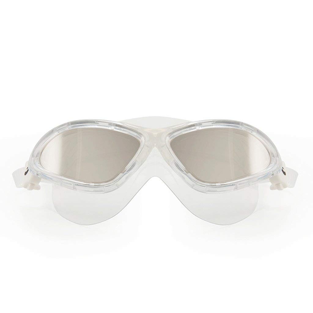 KAPOHU Anti Fog Swimming Goggles for Adults - No Leak HD UV Protection Clear Lens Swim Glasses with Large Frame & Free Case for Men, Women, Teens - Perfect for Pool, Beach & Competitive Swimming (Color: A)