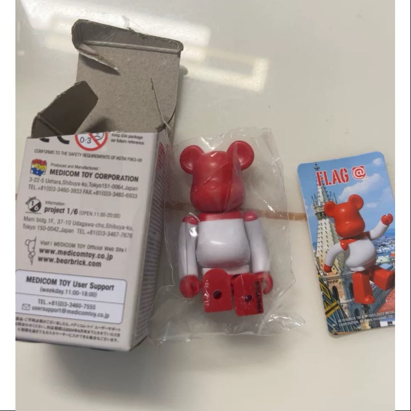 Bearbrick Series 47 FLAG 100% Collectible Vinyl Art Toy - Limited Edition Japanese Designer Figure for Display & Collection - Perfect for Home Decor, Office Display, and Anime Fans Gift