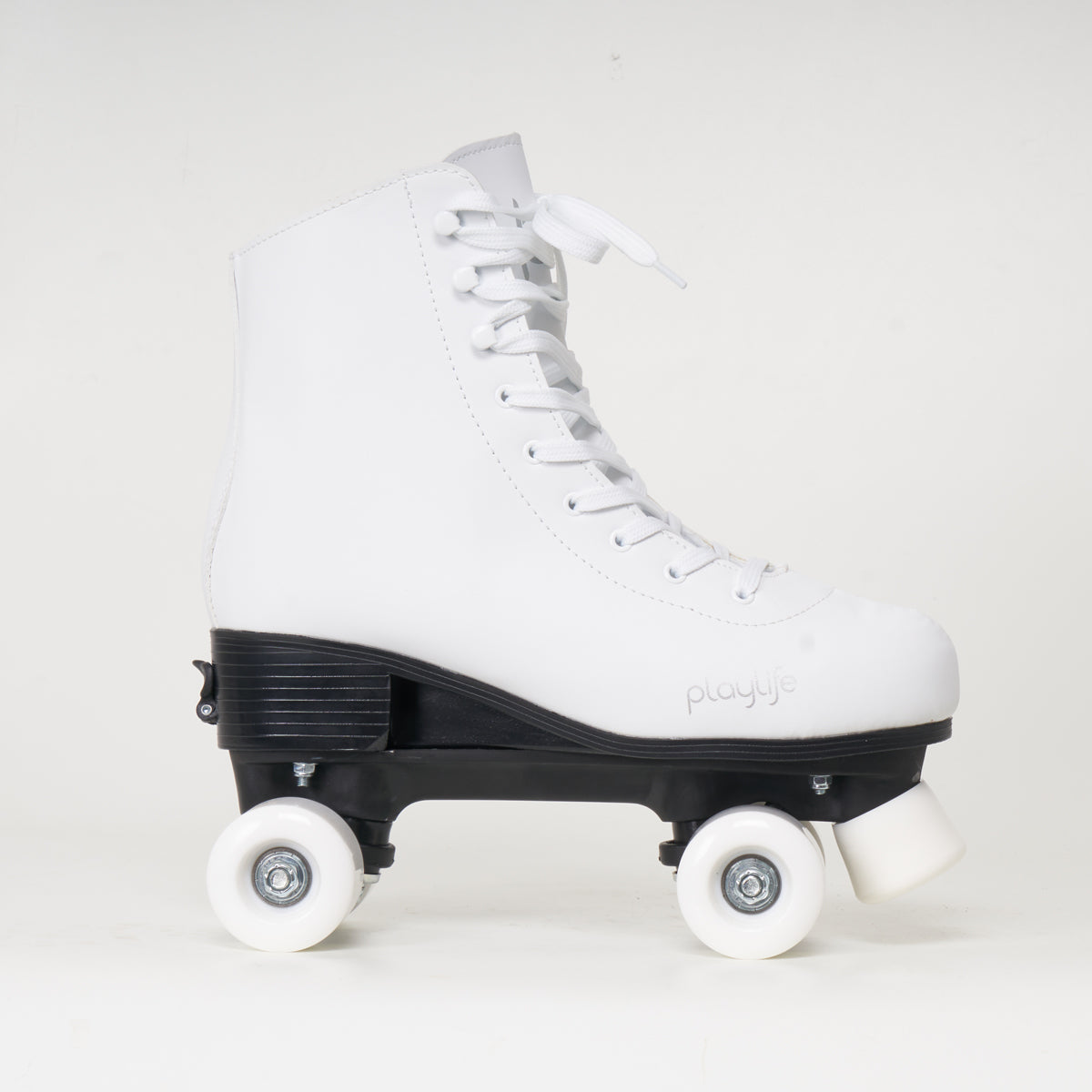 Playlife Kids Classic White Adjustable Roller Skates for Boys & Girls - Perfect for Indoor & Outdoor Fun, Birthday Gifts, and Family Activities