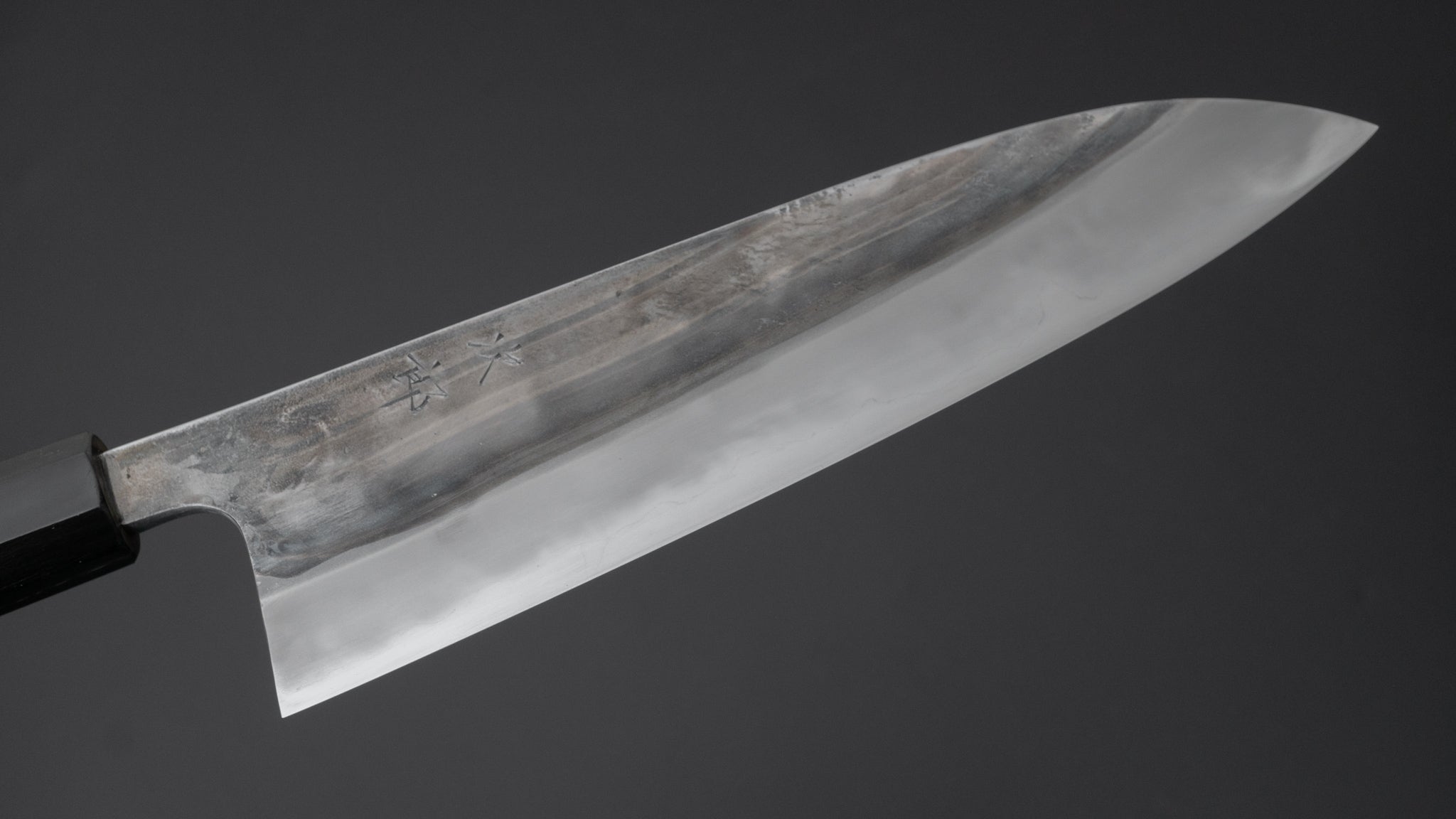 Premium Jiro Tsuchime Wa Gyuto 225mm Japanese Chef Knife with Taihei Tagayasan Handle - Perfect for Sushi, Meat Slicing & Professional Kitchen Use (#542)