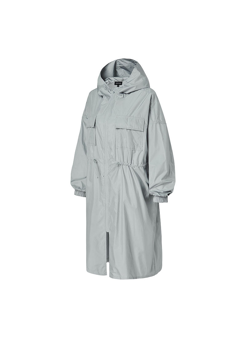 Breathable Essential Maxi Hooded Long Jacket for Women - Perfect for Outdoor Hiking, Travel & Casual Wear