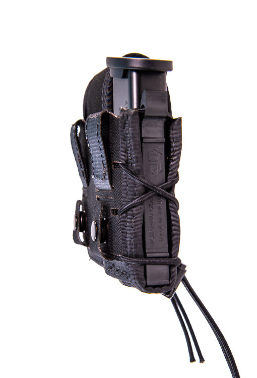 High Speed Gear LEO TACO Tactical Pistol Holster with Handcuff Pouch - Durable MOLLE-Compatible Concealed Carry for Law Enforcement & Outdoor Activities