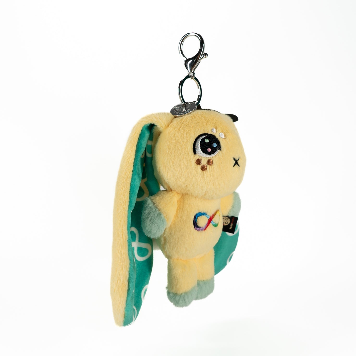 Autism Awareness Rabbit Plush Keychain - Soft & Cute Plushie Dreadfuls for Backpacks, Gifts & Sensory Support | Autism Support Accessory