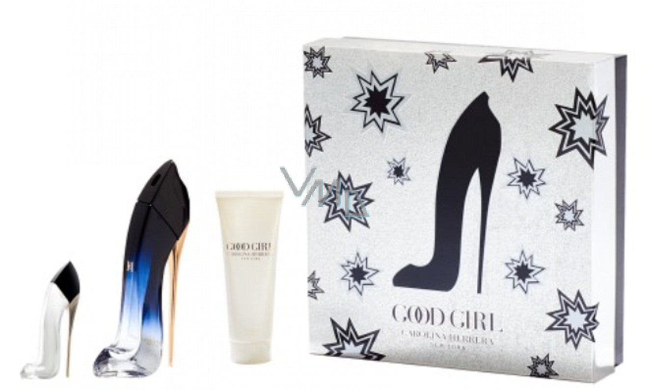 Carolina Herrera Good Girl Legere Perfume Gift Set for Women - 3 Piece Fragrance Collection with Eau de Parfum, Body Lotion & Travel Spray | Perfect Birthday, Anniversary & Valentine's Day Present