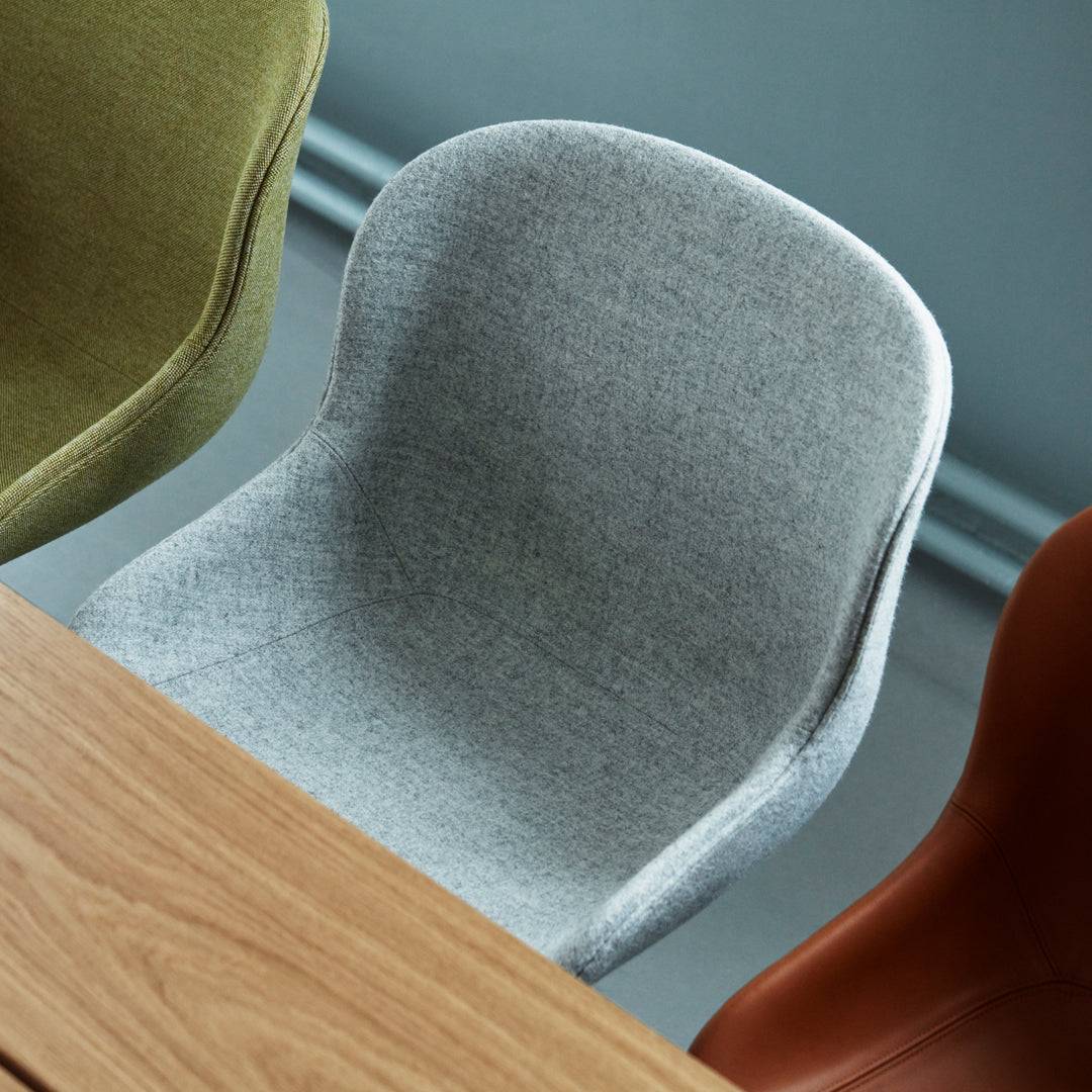 Ergonomic Office Chair with 4L Swivel Base - Fully Upholstered Executive Desk Chair for Home & Office - Comfortable Computer Task Chair with Lumbar Support for Long Work Sessions