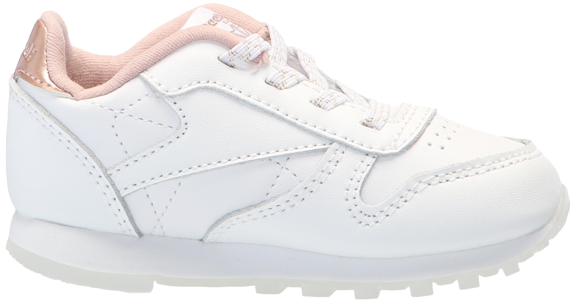 Reebok Baby Girls Classic Leather Sneakers - Comfortable & Stylish Shoes for Toddlers & Kids - Perfect for School, Play & Everyday Wear