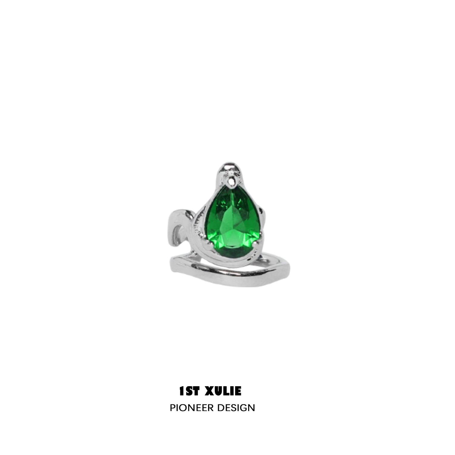 Slytherin House Nail Set Rings - Harry Potter Inspired Jewelry for Women & Girls - Perfect for Cosplay, Halloween Costume & Gift Giving