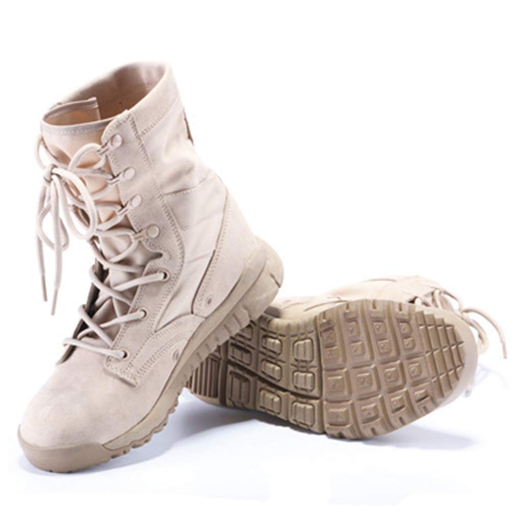 Men's Military Combat Boots - Breathable Army Jungle Work Boots for All Terrain, Tactical Police Force Shoes | Perfect for Hiking, Outdoor Work & Tactical Missions