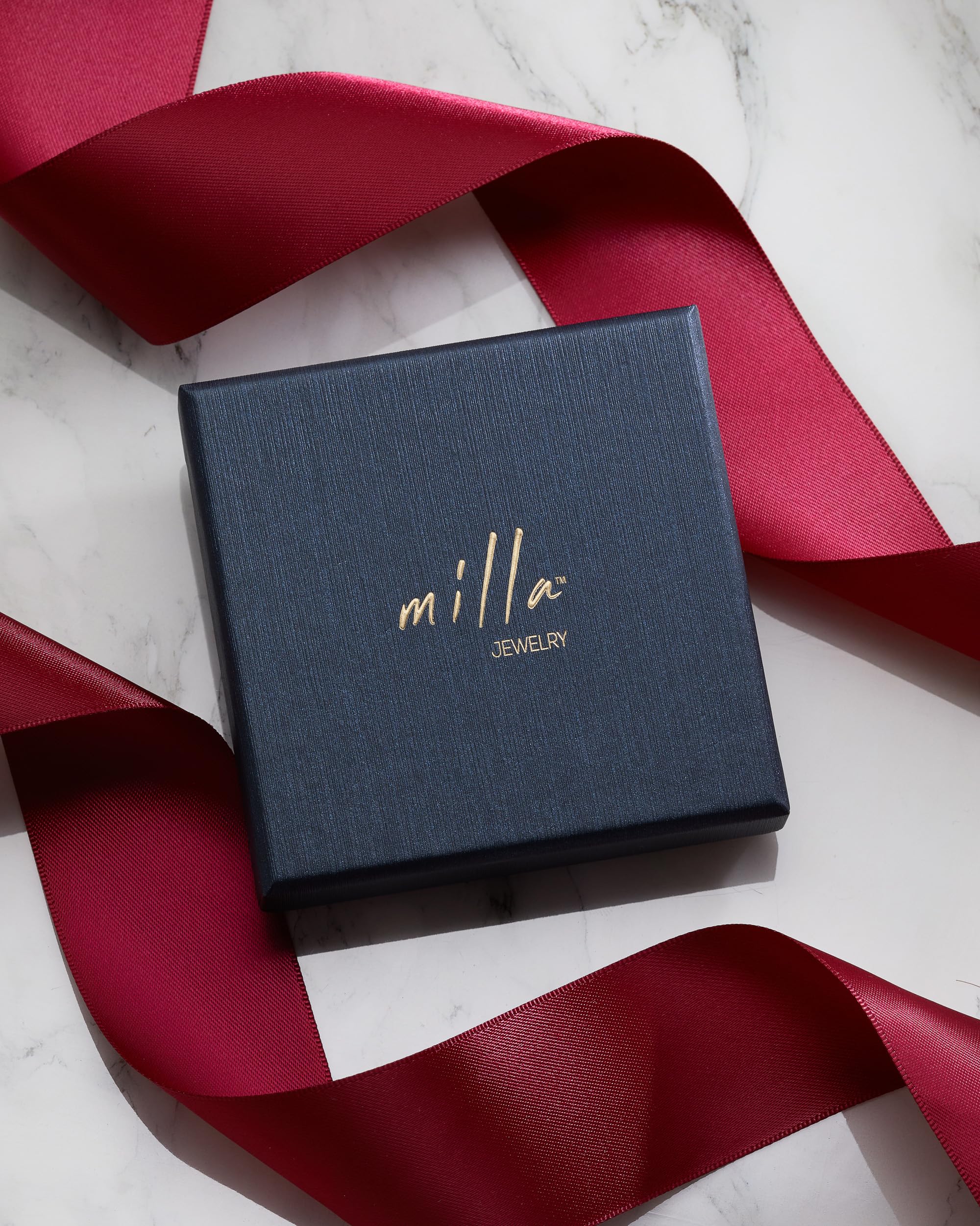 MILLA 14K Gold Hoop Earrings for Women | Silver & Rose Gold Graduated Curved Hoops | Elegant Everyday Jewelry for Work, Date Night & Special Occasions