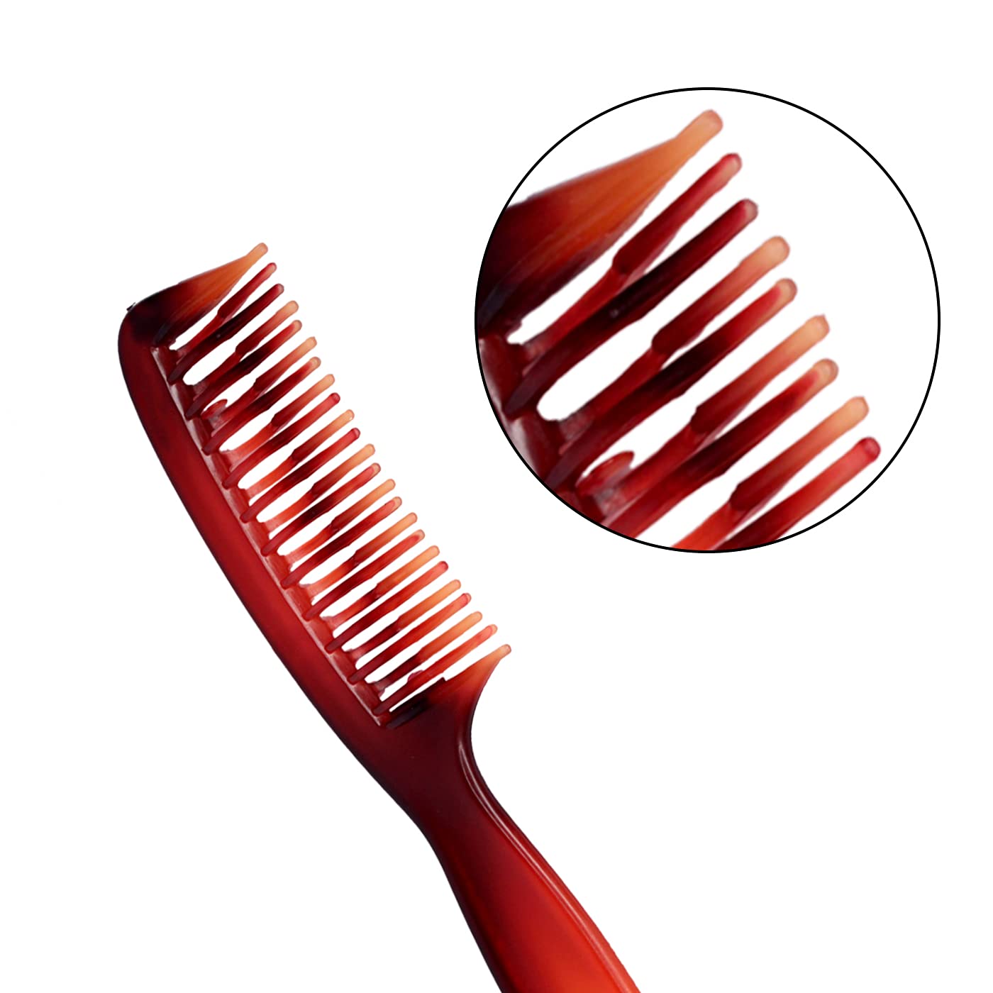 Ekan Wide Tooth Hair Comb for Detangling Wavy & Curly Hair - Gentle Styling Brush for Men & Women - Perfect for Daily Hair Care, Salon Styling & Travel Accessories - 1 Piece