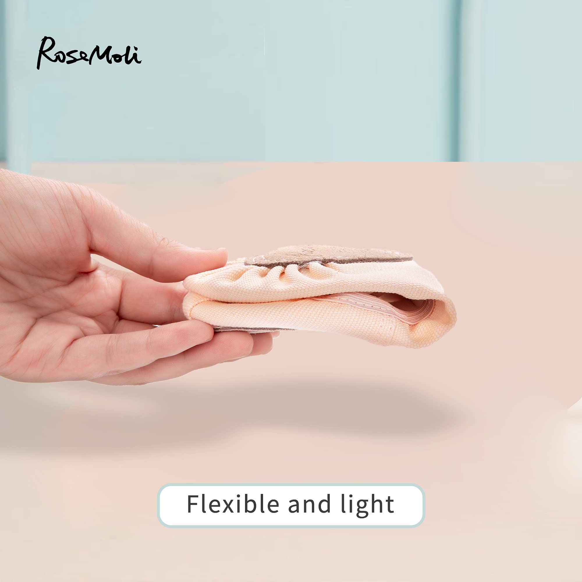 RoseMoli Canvas Ballet Slippers - Comfortable Dance Shoes for Girls, Toddlers, Kids & Women - Perfect for Ballet, Yoga, Dance Practice & Casual Wear