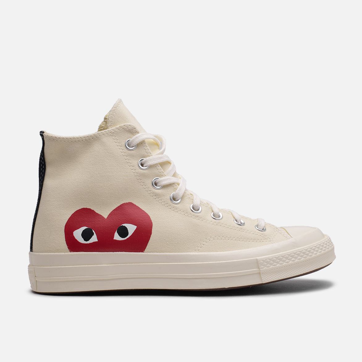 CDG PLAY x Converse Chuck Taylor All Star '70 Hi Top Sneakers in White - Stylish Unisex High-Top Shoes for Casual Wear, Street Fashion & Everyday Outfits