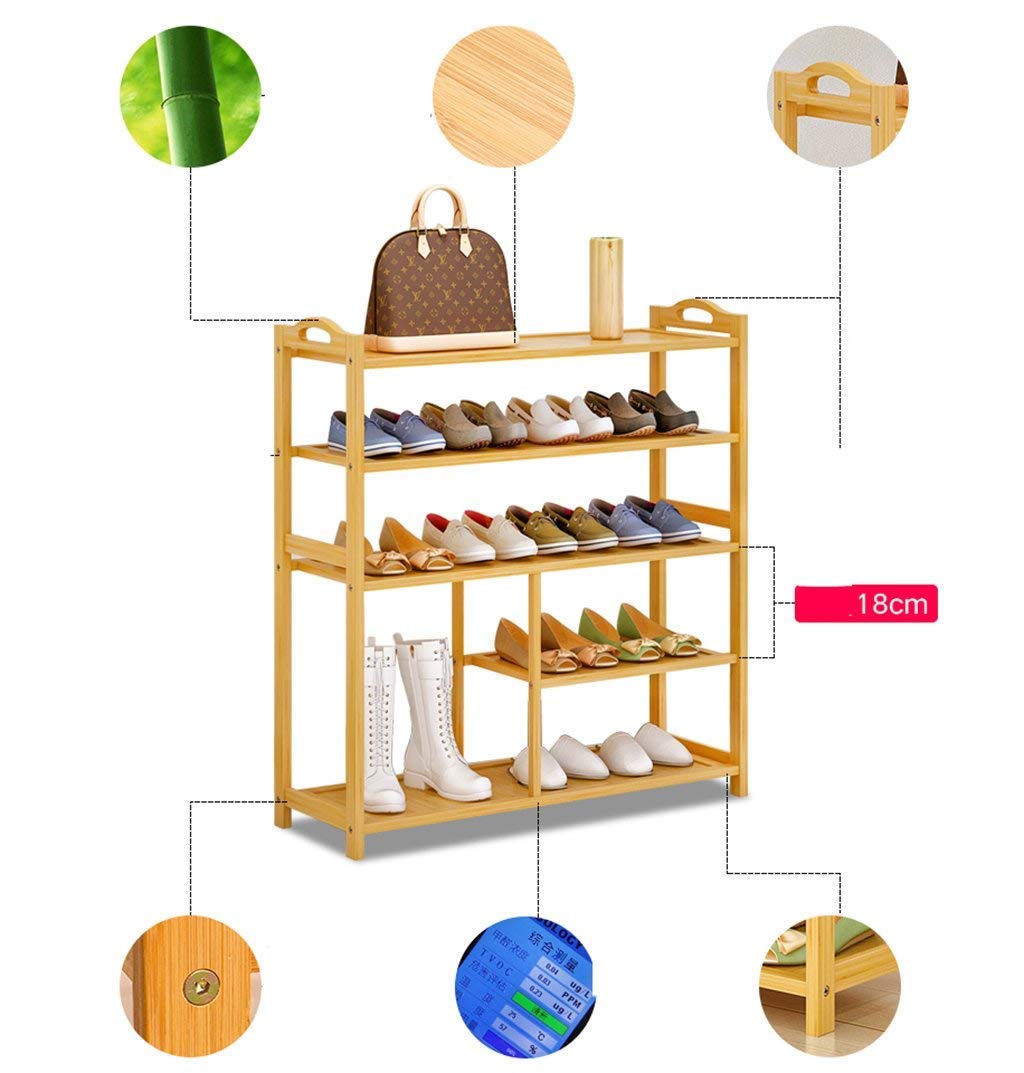 Multi-Layer Shoe Rack Organizer - Dustproof Shoe Storage Cabinet for Home, Dorm, Entryway | Space-Saving Shoe Shelf with 5-Tier Design (Black) - Perfect for Small Spaces, Closet Organization & Entryway Decor