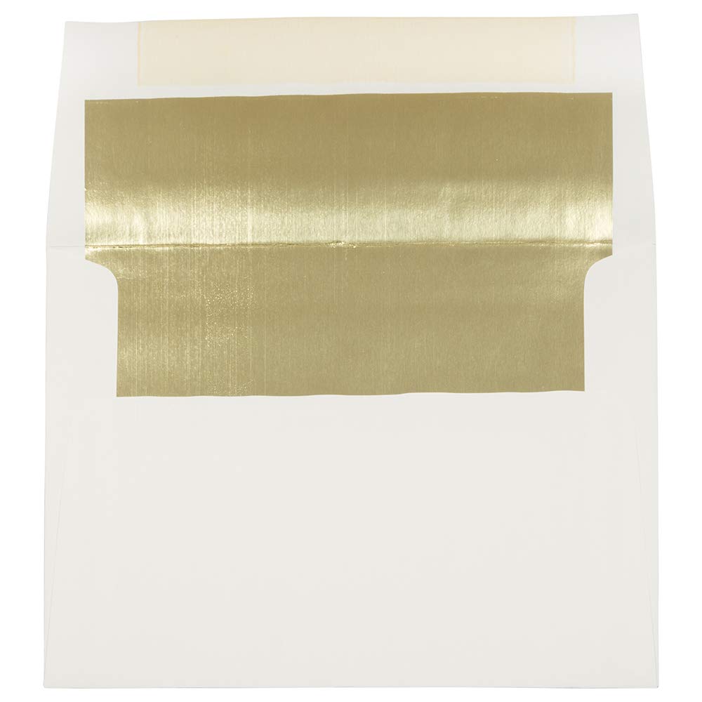 Gold Foil A7 Invitation Envelopes 5.25x7.25