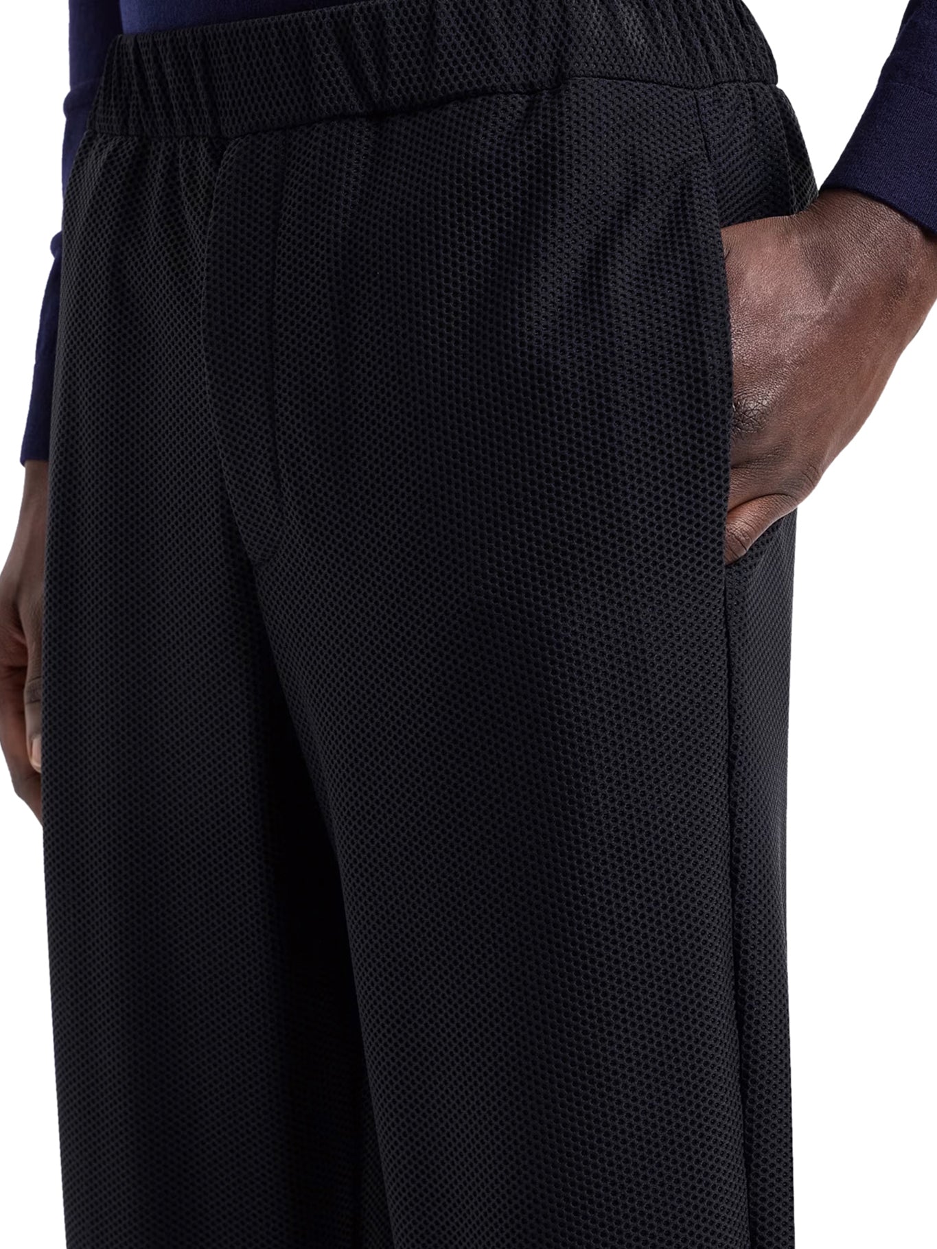Breathable Flat Pants in Technical Gaufre Fabric - Perfect for Yoga, Travel & Casual Wear