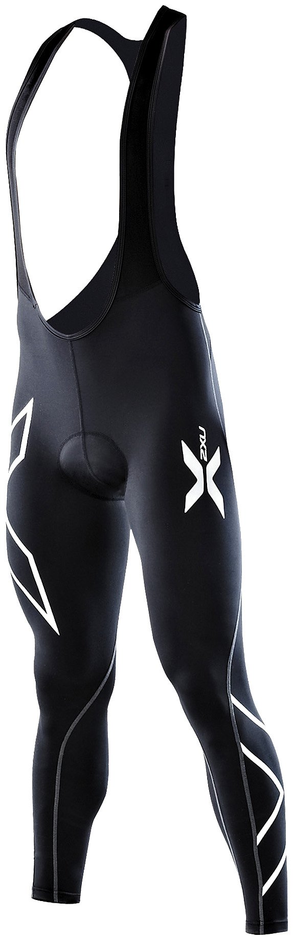 2XU Men's Performance Graduated Compression Cycling Bib Tights - High-Performance Bike Shorts for Road & Mountain Biking, Training & Endurance Races