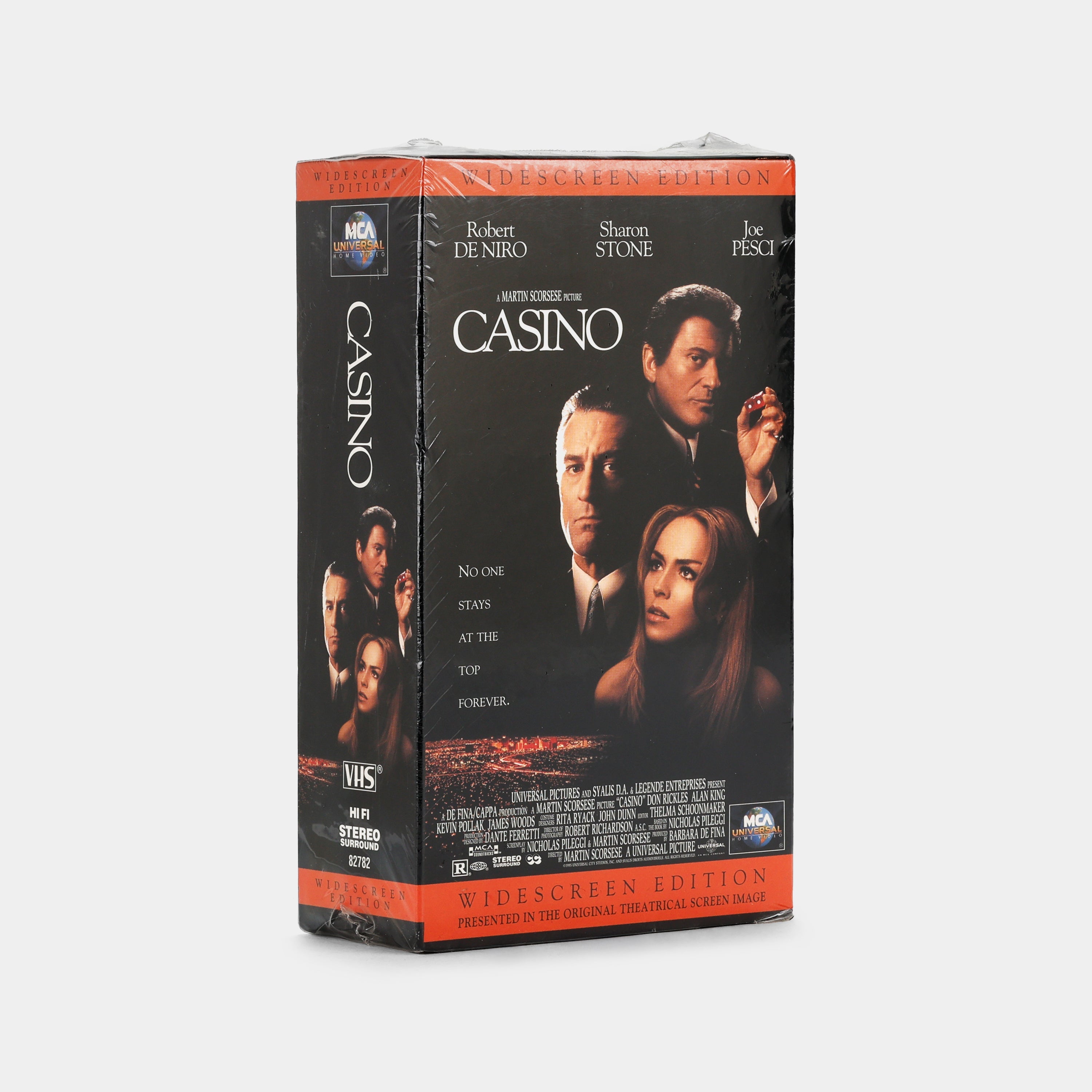 Vintage Casino (Sealed) VHS Tape - Classic Movie Collectible for Home Theater & Retro Entertainment