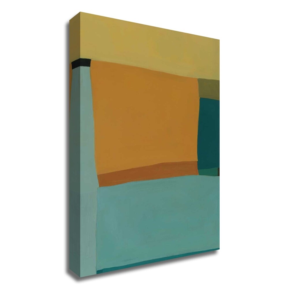 Tamar Zinn At the Beach II Canvas Wall Art Print - Ready to Hang Coastal Beach Decor for Living Room, Bedroom & Office