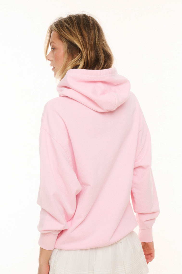 Lalita Hoodie for Women - Soft & Cozy Pullover Sweatshirt in Powder Pink | Casual Wear, Loungewear & Street Style Outfits