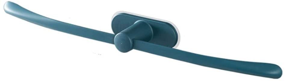 WWAGO Non-Perforated Plastic Bathroom Towel Rack - Space-Saving Towel Holder Bar with Non-Marking Design for Bath, Kitchen & Laundry Room Organization (Color: E)