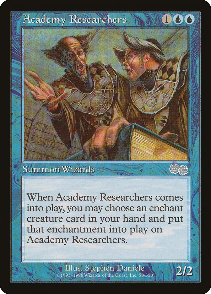 Academy Researchers [Urza's Saga] - MTG Magic The Gathering Card - Perfect for Commander, Modern & Legacy Decks - Enhance Your Strategy Gameplay
