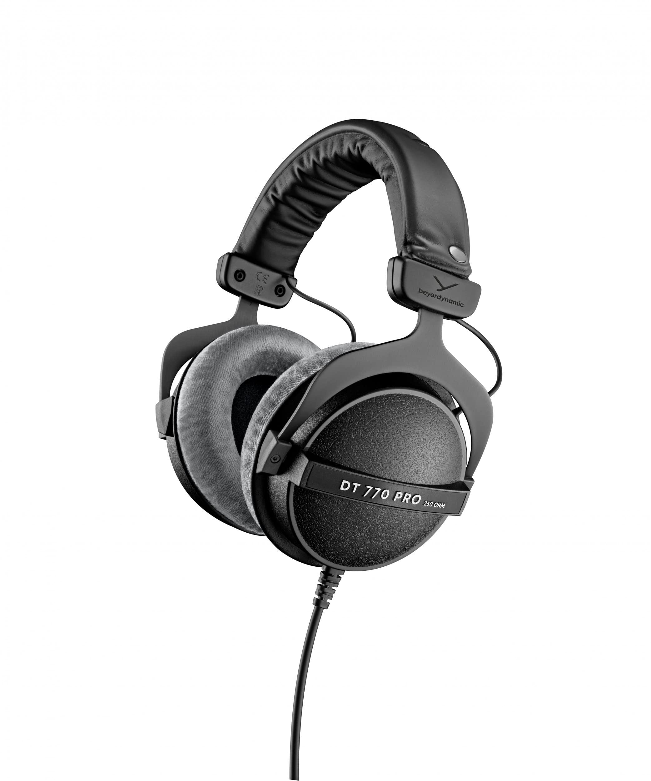 Beyerdynamic DT 770 PRO 250 Ohm Studio Headphones - Closed Back Over-Ear Wired Headphones for Professional Audio Mixing & Recording | Perfect for Music Producers, DJs & Home Studio Use