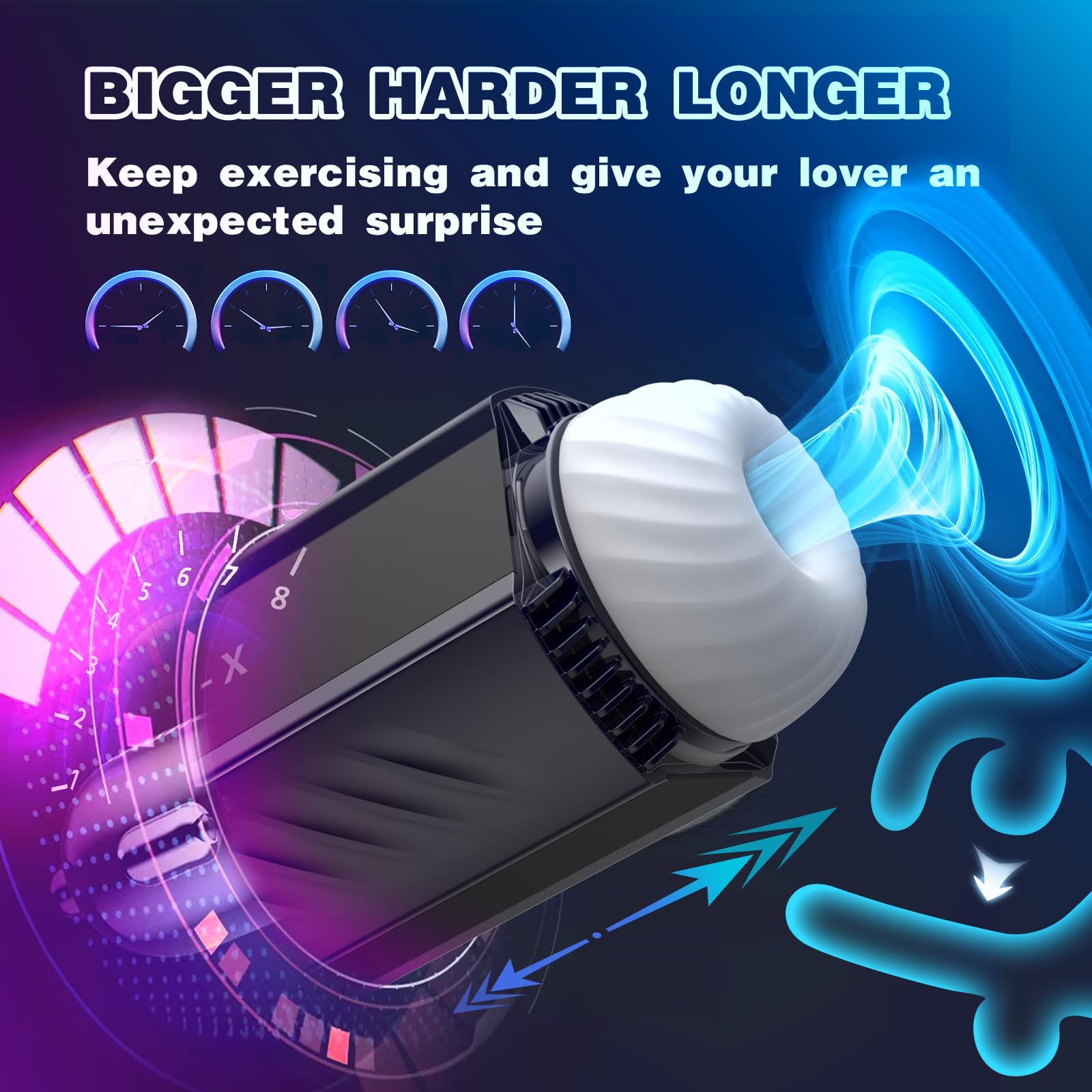 Premium Automatic Male Masturbator - SVAKOM Thrusting Squeezing Penis Trainer with One-Key Orgasm & CVT Technology | Realistic Pocket Pussy for Men | Adult Sex Toy for Solo Pleasure & Stress Relief | Perfect for Home Use, Travel & Discreet Storage
