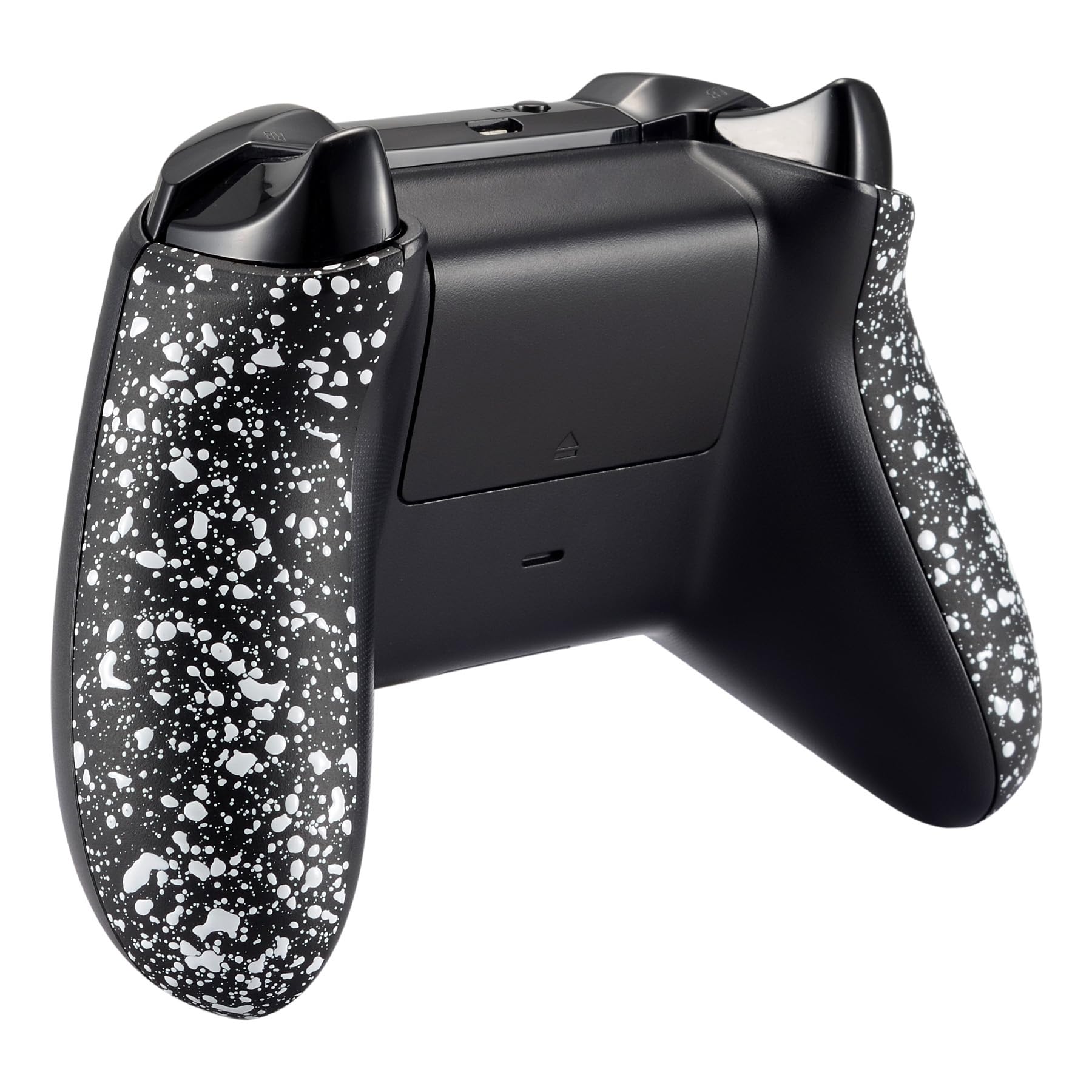 eXtremeRate Non-Slip 3D Textured Side Grips & Back Panels for Xbox One X/S Controller - Enhanced Comfort Gaming Accessories (White) - Perfect for Long Gaming Sessions & Competitive Play