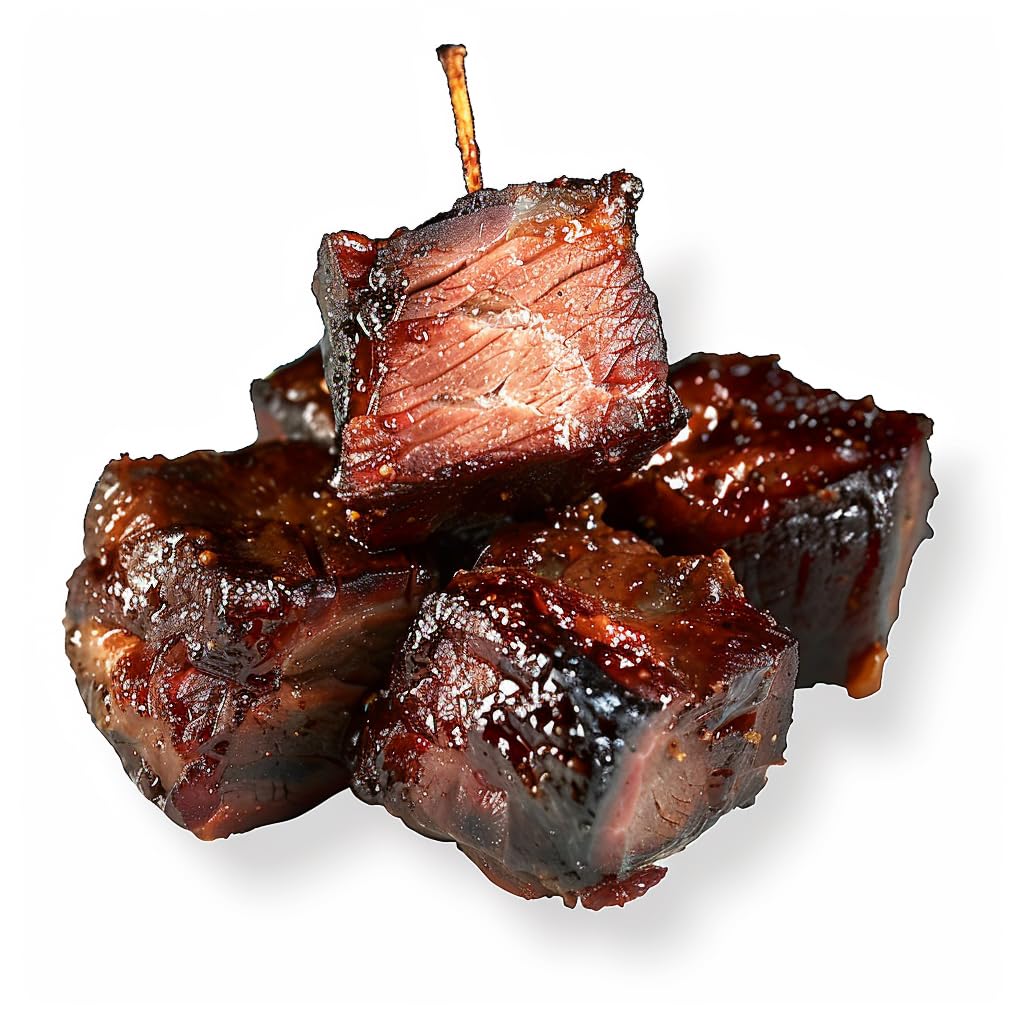 Premium Grumpy Butcher Sirloin Steaks & Smoked Beef Brisket Gift Box - 4 Top Sirloin Steaks & Burnt Ends - Perfect Steak Gift for Husband, Father's Day, Anniversary - Gourmet BBQ & Dinner Party Essential