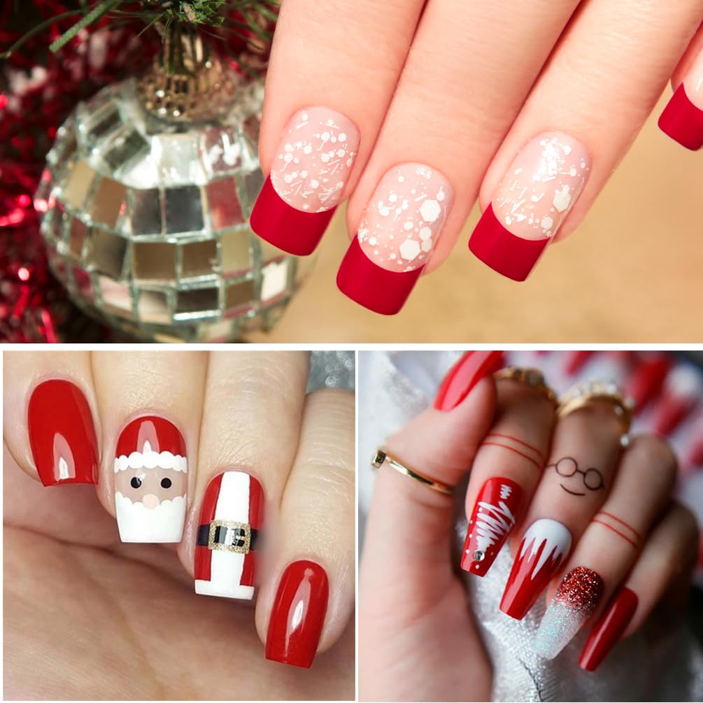 2 Boxes Christmas Red & Green Chrome Nail Powder - Mirror Effect Aurora Magic Pearlescent Glitter for DIY Nail Art | Holographic Pigment & Mermaid Pearl Dust | Perfect for Holiday Nail Designs, Party Manicures & Gift Giving