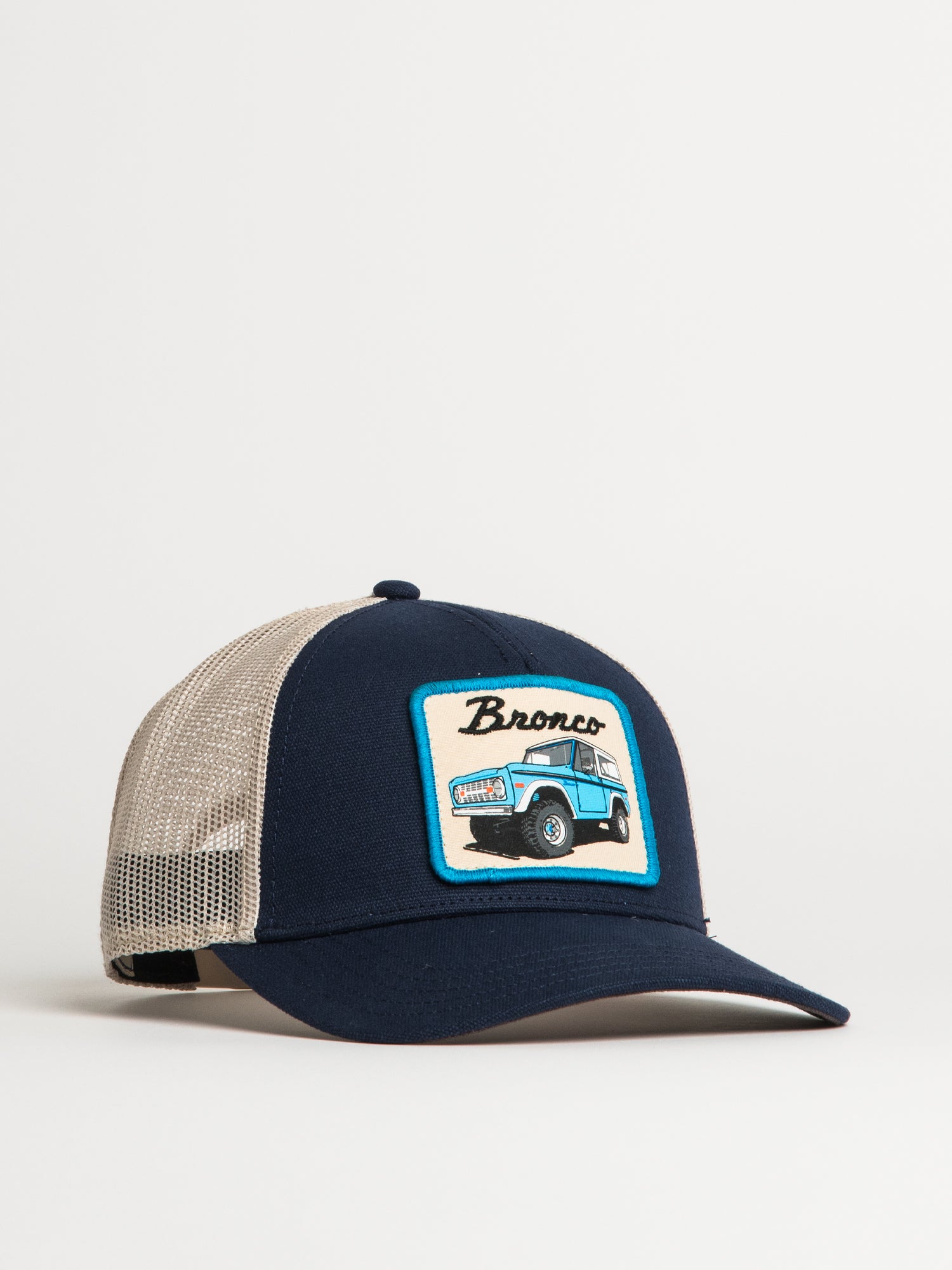 American Needle Valin Bronco Trucker Hat - Adjustable Snapback for Men & Women - Perfect for Outdoor Activities, Sports, and Casual Wear