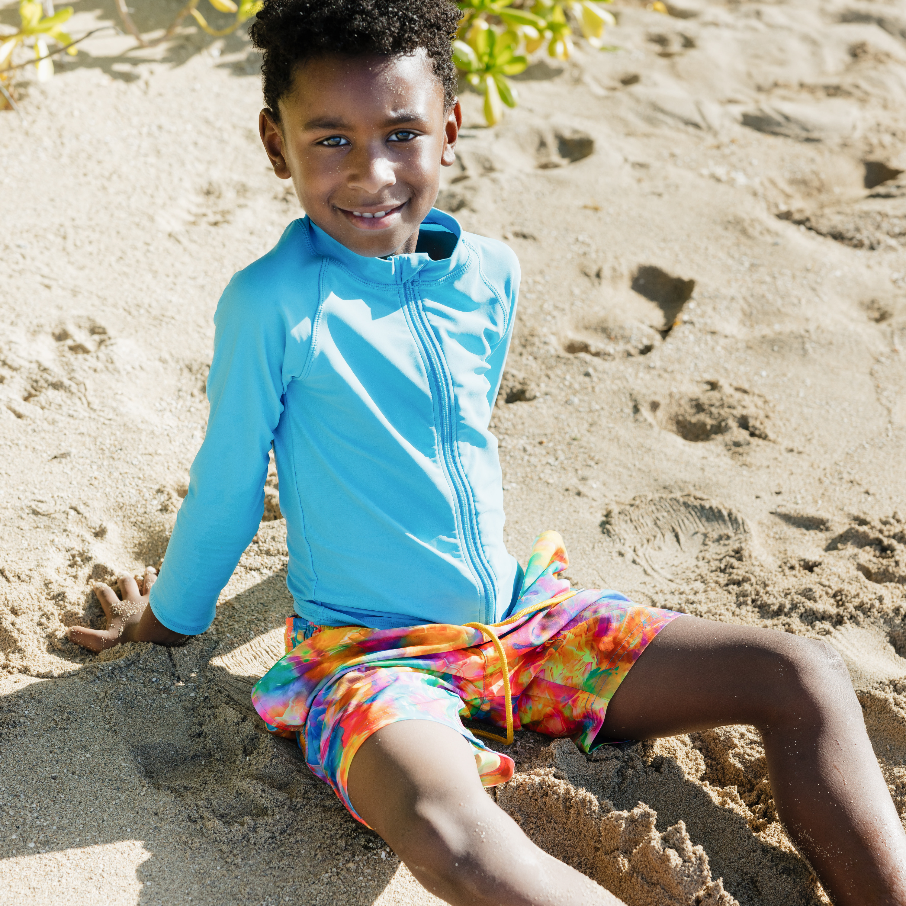 Boys Swim Trunks with Boxer Brief Liner - Quick Dry Comfort for Kids (Sizes 6-14) | Perfect for Beach, Pool & Summer Water Activities