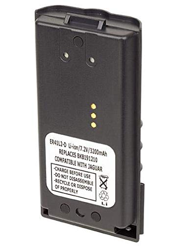 Ma-Com-Ericsson P7130 Replacement Battery - 7.2V 3200mAh Li-ion Rechargeable Battery for Two-Way Radios | Perfect for Emergency Communication, Security Work & Outdoor Adventures