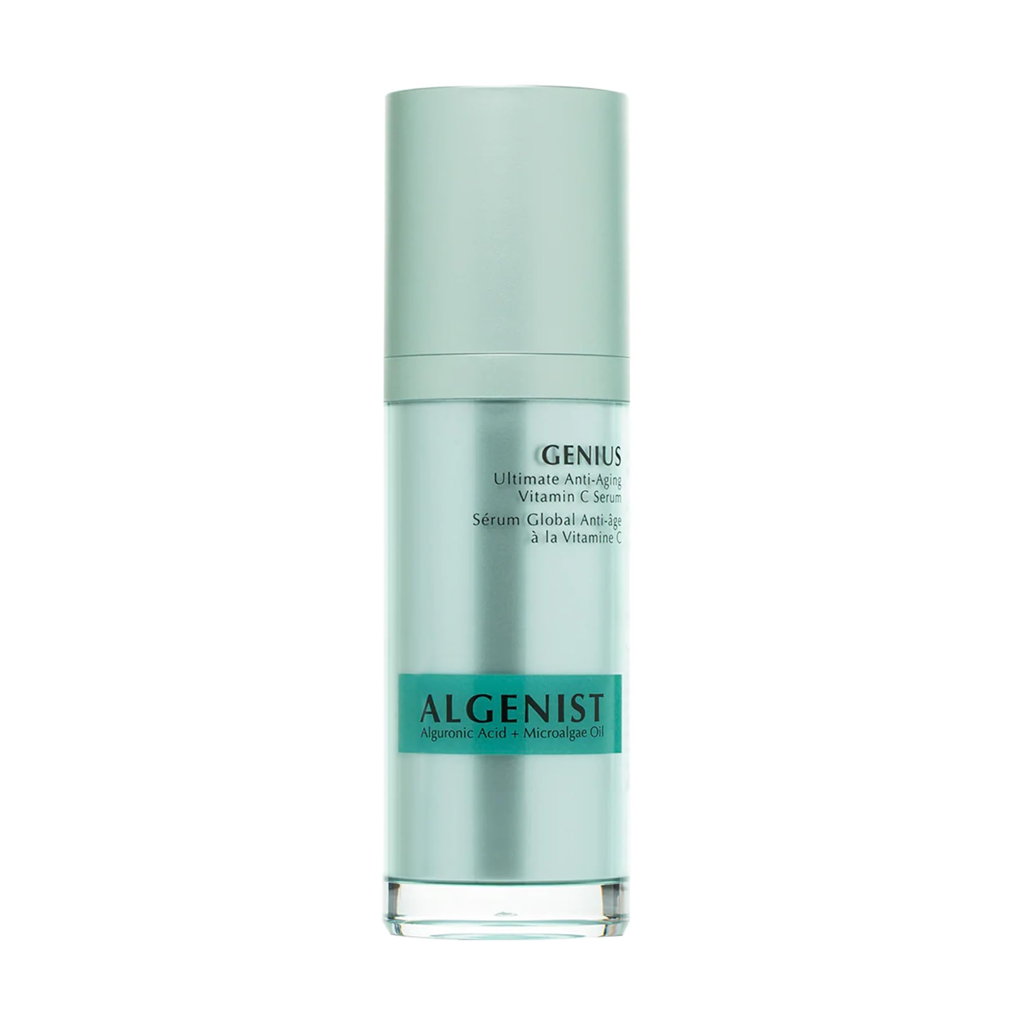 Algenist GENIUS Ultimate Anti-Aging Vitamin C+ Serum - Vegan Brightening Face Serum with Alguronic Acid & Microalgae Oil - Non-Comedogenic & Hypoallergenic Skincare for Dark Spots & Wrinkles - Perfect for Daily Skincare Routine & Nighttime Use