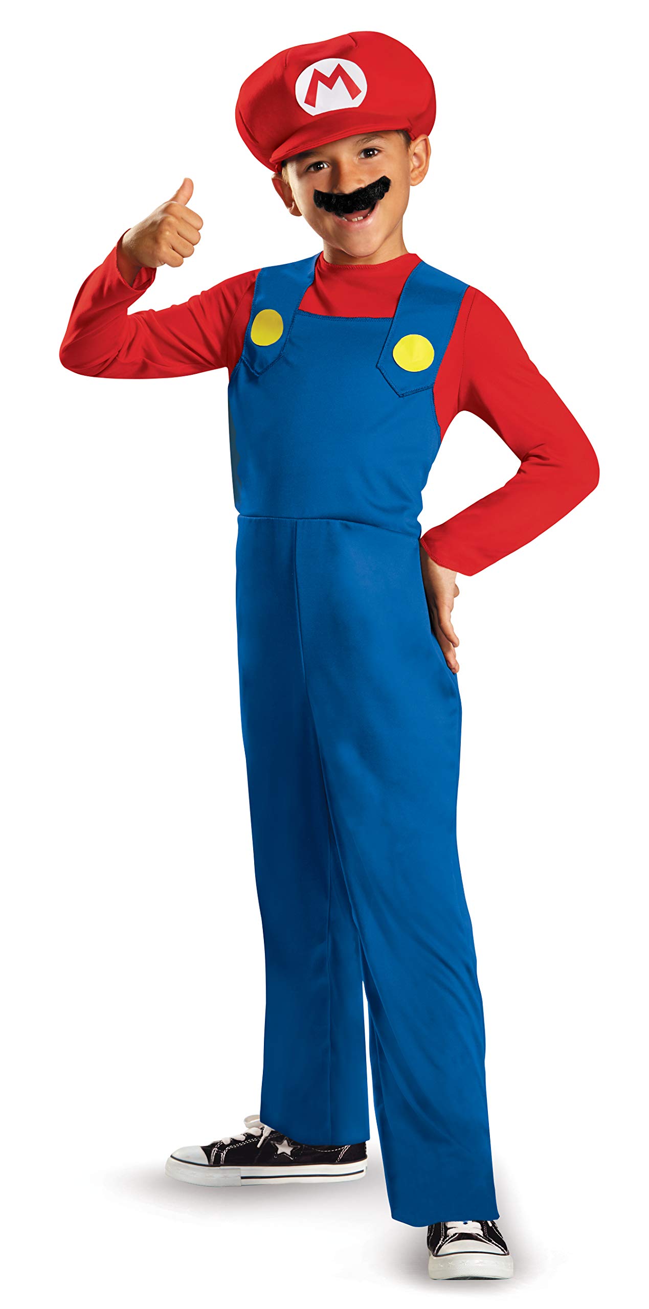 Nintendo Super Mario Costume for Kids & Adults - Official Licensed Halloween Cosplay Outfit | Perfect for Halloween Parties, Comic Con & Dress-Up Fun