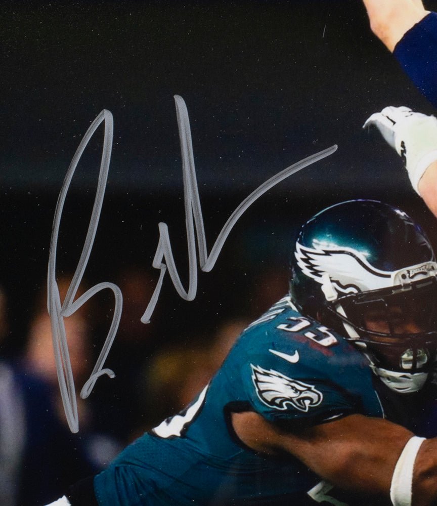 Brandon Graham Autographed Framed 11x14 Philadelphia Eagles Football Photo with JSA COA - Perfect for Eagles Fans, Man Cave Decor, and Sports Memorabilia Collections