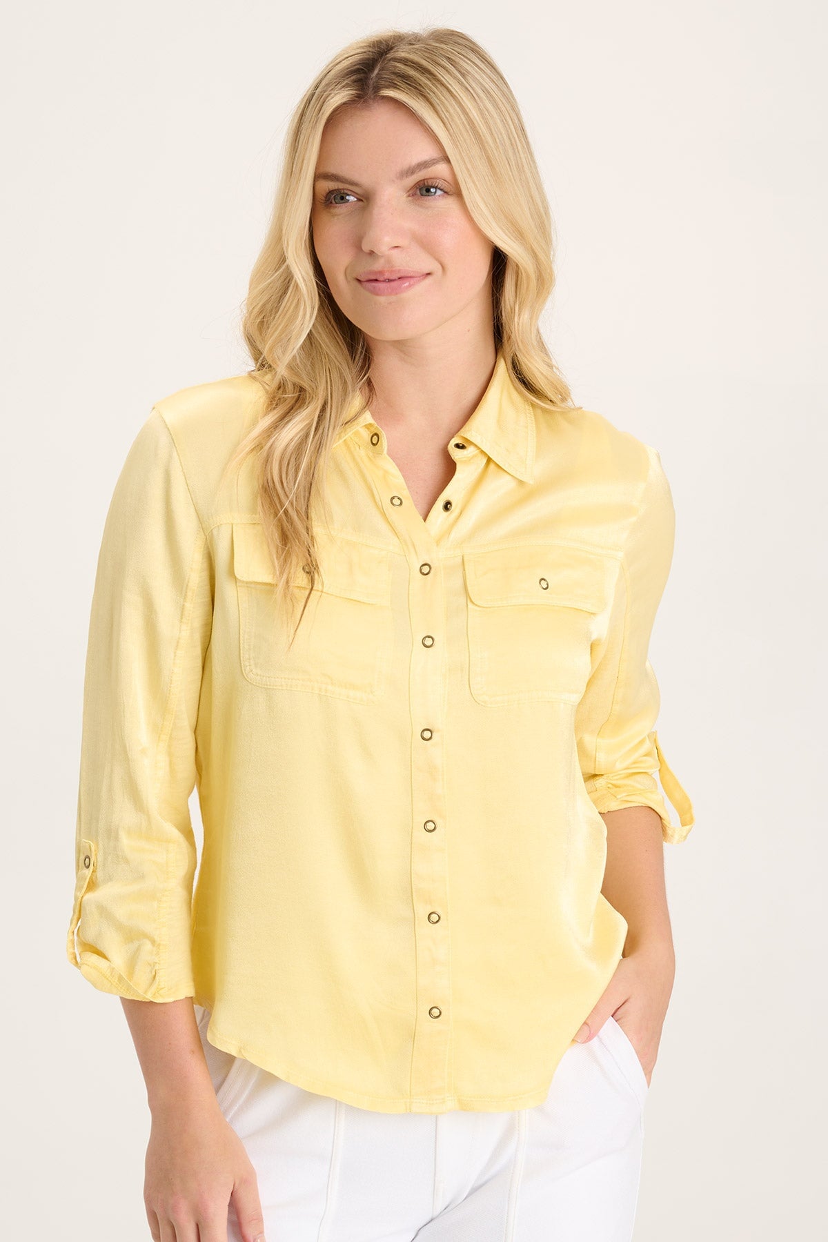 Sedgwick Snap Up - Stylish and Comfortable Women's Casual Shirt for Everyday Wear | Perfect for Work, Outings, and Relaxing at Home