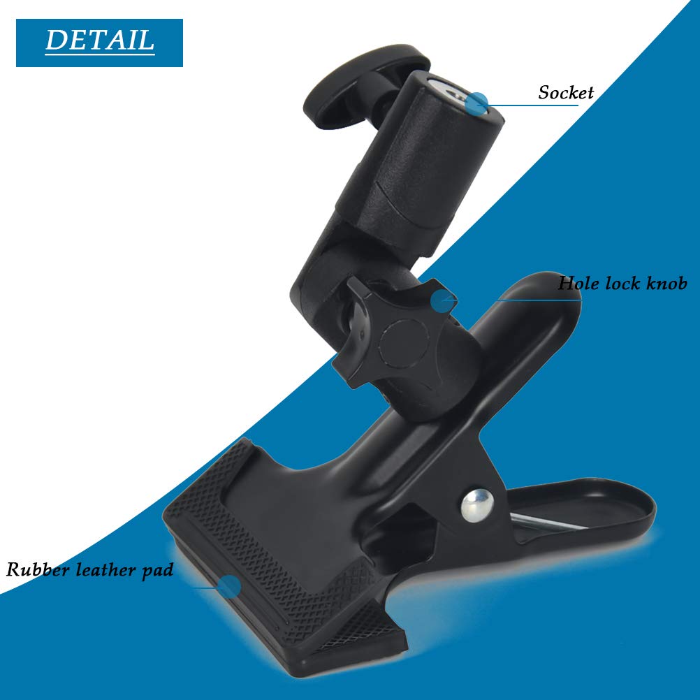 Heavy Duty Metal Reflector Holder Mount Clip with 1/4