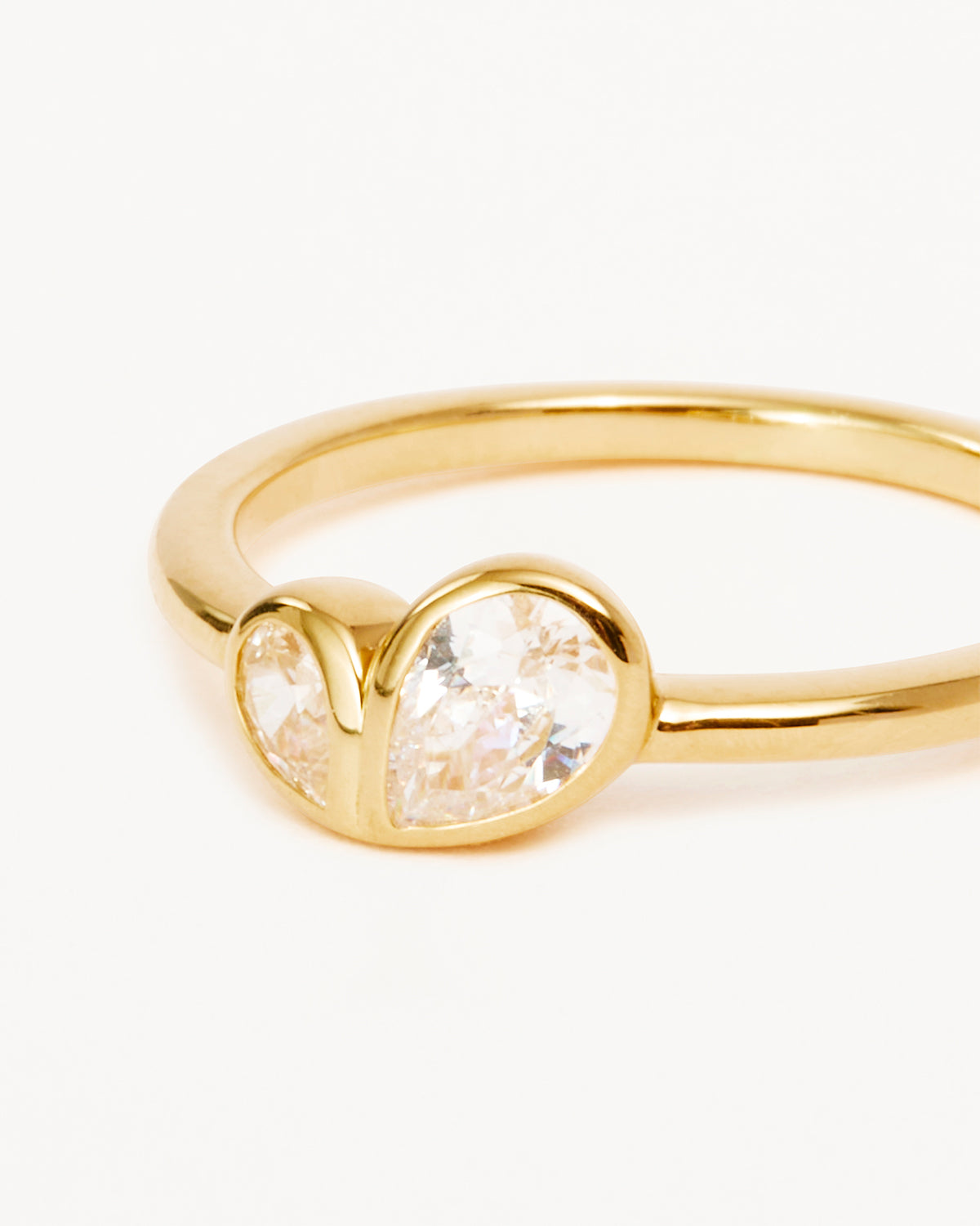18K Gold Vermeil Adored Ring for Women - Elegant Stackable Dainty Jewelry Gift for Anniversary, Valentine's Day & Everyday Wear