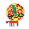 Lion Patch Iron On Embroidered Applique for DIY Clothing, Hats & Bags - Perfect for Costumes, Crafts & Fashion Customization