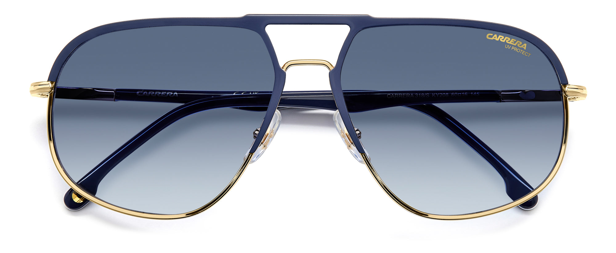 Carrera 318 S Sunglasses - Polarized UV Protection Aviator Style for Men & Women - Perfect for Driving, Outdoor Sports & Summer Fashion