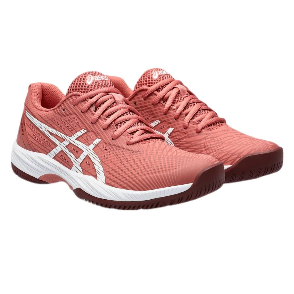 ASICS Gel Game 9 Women's Tennis Shoes - Lightweight Performance Court Shoes for Women in Pink/White | Perfect for Competitive Matches & Casual Play
